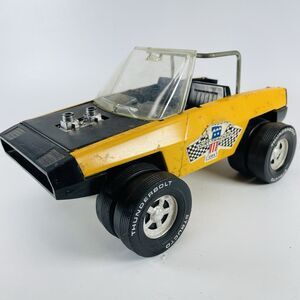 Vintage 1966 Structo Thunderbolt Dirt Tracker Pressed Steel Buggy King-Seeley